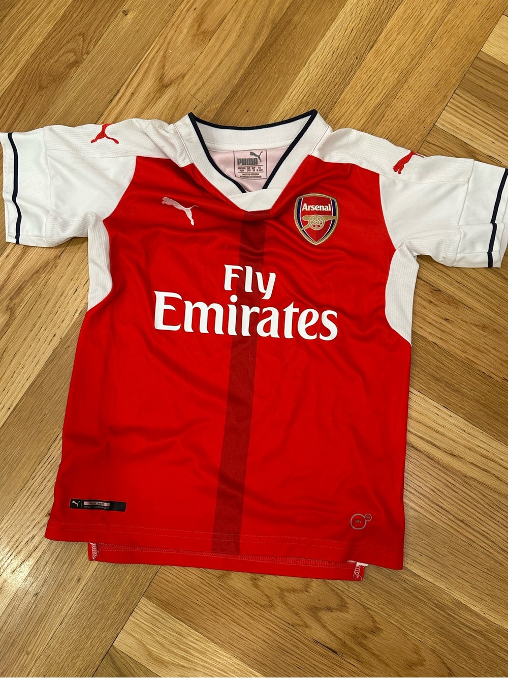 Puma Arsenal Kids' Red & White Home Jersey 2012-2013 medium